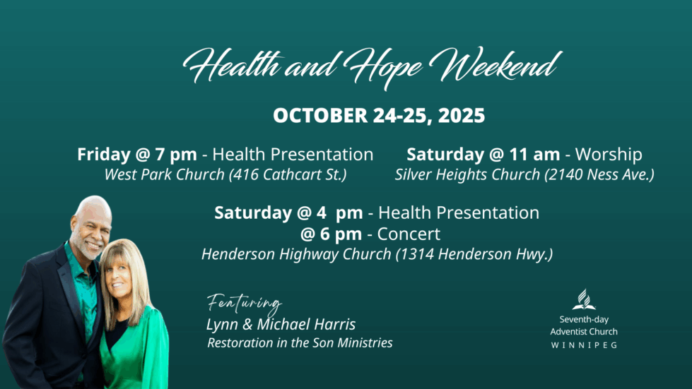 health & hope weekend poster